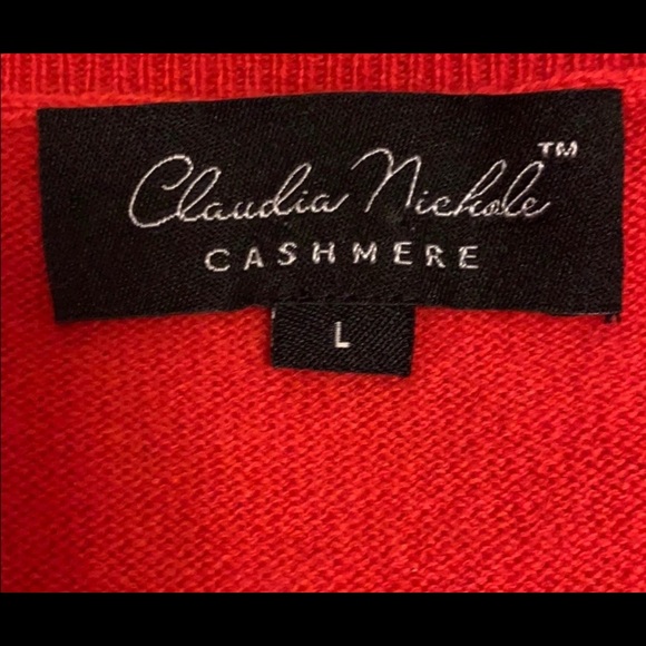 Claudia Nicole cashmere V-neck - Picture 3 of 4